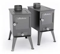 печь отопительно-варочная ермак stoker 50 садовая дровяная антрацит