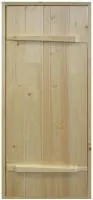 дверь из сосны входная 170х80 ласточкин хвост, банный перец