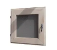 форточка для бани деревянная 0,6х0,4 м с фурнитурой вертикальная, банный перец