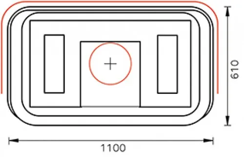 печь-камин tulikivi otra natural 1635 мм 