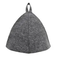 шапка для бани классика hot pot серая банные штучки