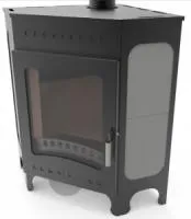 печь-камин торнадо 90в угловой