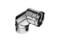 колено феррум угол 90° нержавеющее (430/0,8мм), ф200