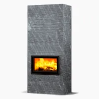 печь-камин tulikivi saramo s grafia 2100 мм 