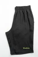 шорты банщика woodson чёрный лён 