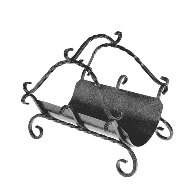 дровница малая с поддоном бронза, банный эксперт