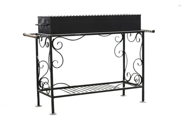 мангал м-06, 93*133*40см, антрацит. дачный эксперт