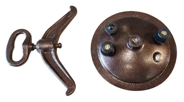 афганский казан-скороварка rashko baba с ручками 10 литров двухцветный, алюминий