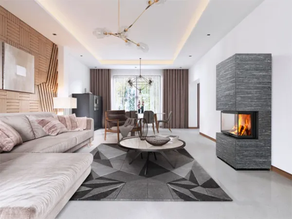 печь-камин tulikivi lako grafia 1840 мм