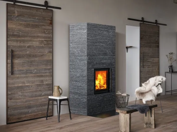 печь-камин tulikivi raita trio grafia 1500 мм 