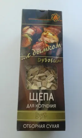 щепа для копчения дуб 400гр, бацькина баня