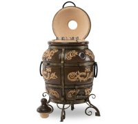 тандыр экотандыры персидский, черный, откидная крышка